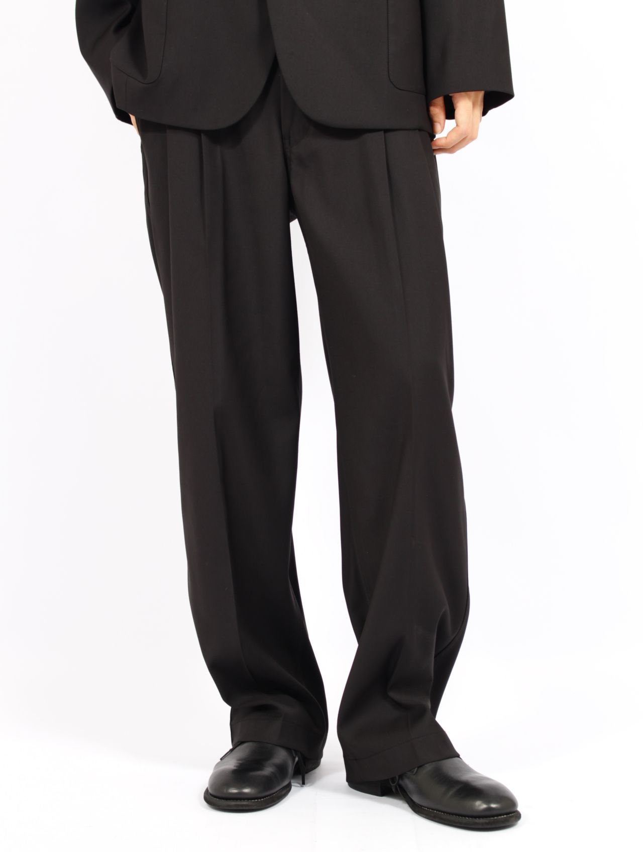 【25AW】サンティアゴ スラックス / SANTIAGO SLACKS / ブラック