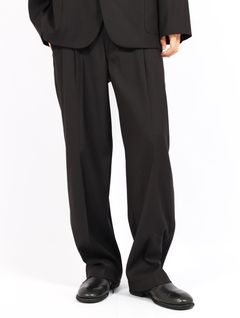 【25AW】サンティアゴ スラックス / SANTIAGO SLACKS / ブラック