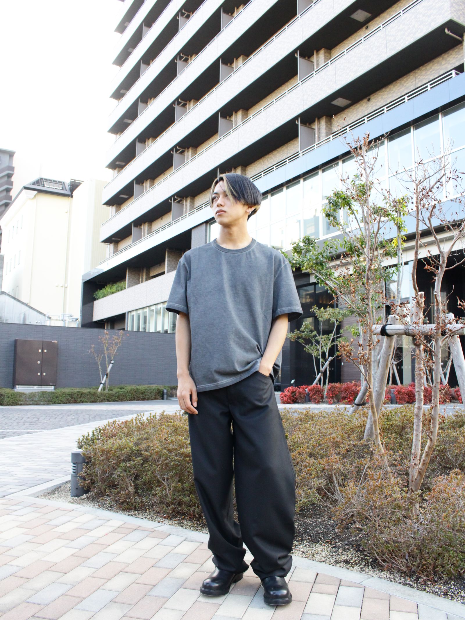 【26SS】ジーノ トラウザー スラックス / GINO TROUSER / FINE BLACK WOOL(ブラック)