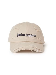 PALM ANGELS - 【23SS】デストロイ パームエンジェルスロゴ キャップ