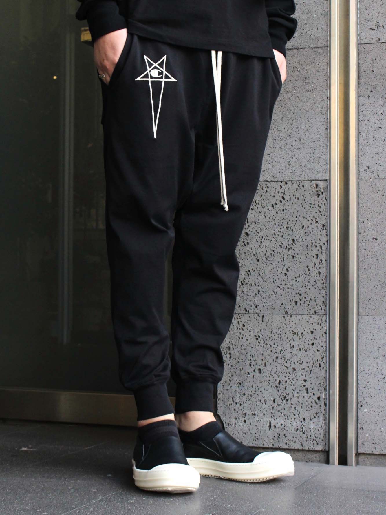 RICK OWENS CHAMPION パンツ JOGGER H.JERSEY | mdh.com.sa