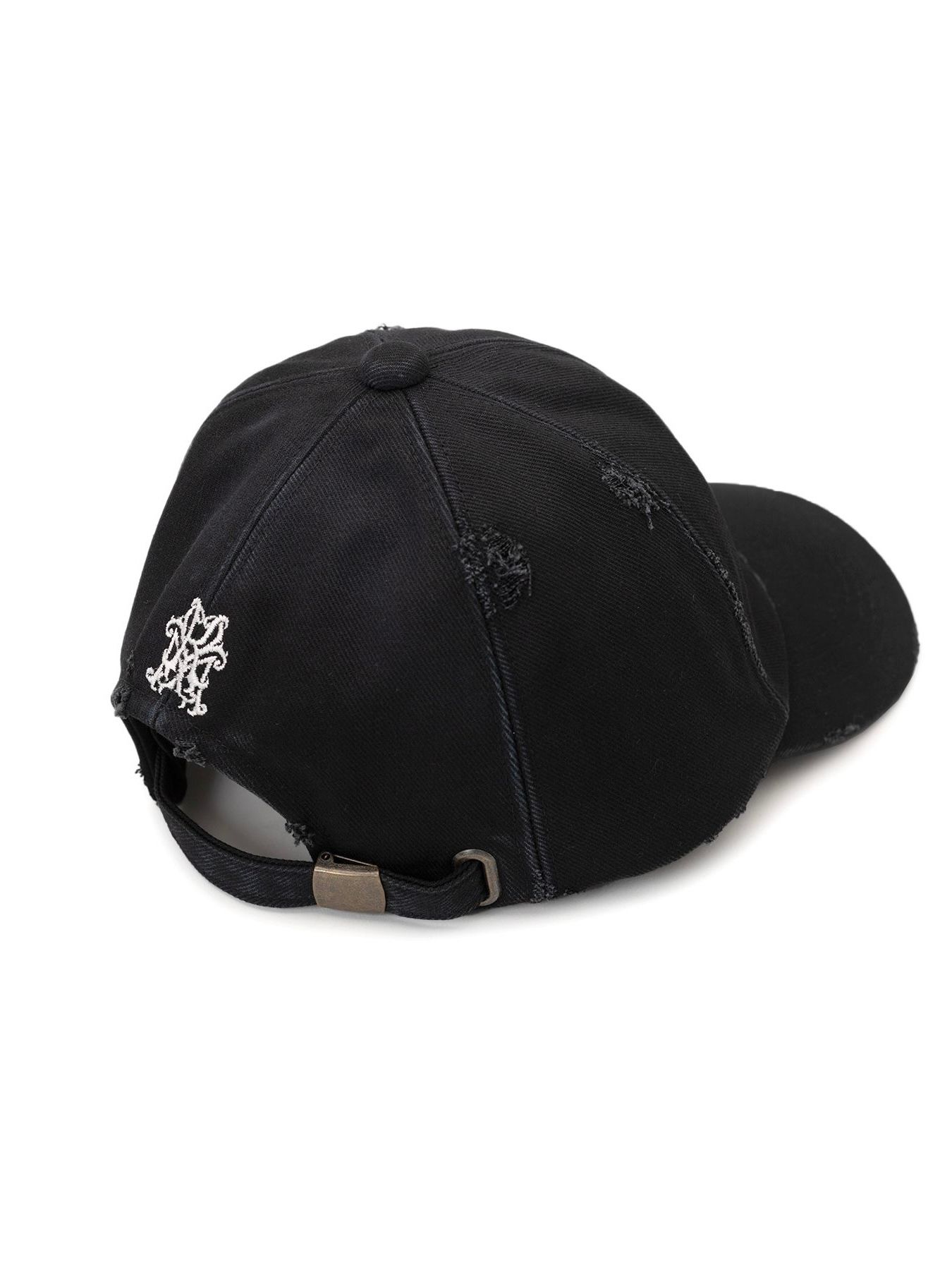 【24AW】 ディストレスト キャップ / DISTRESSED CAP / ブラック
