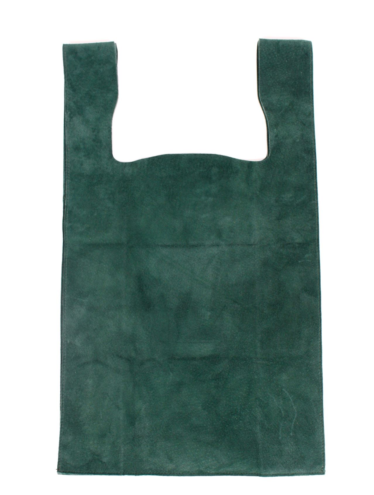 【26SS】ピッグレザー トートバッグ ショッピングバッグ 豚皮 本革 鞄 カバン  / LEATHER TOTE BAG / グリーン