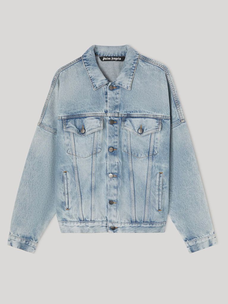 PALM ANGELS - 【23SS】バックロゴ オーバーサイズ デニムジャケット 