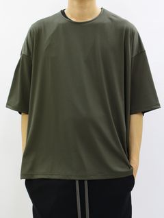 【25SS】アクア リブ マッシブ トップス / AQUA RIB MASSIVE TS / SUMI(カーキ)