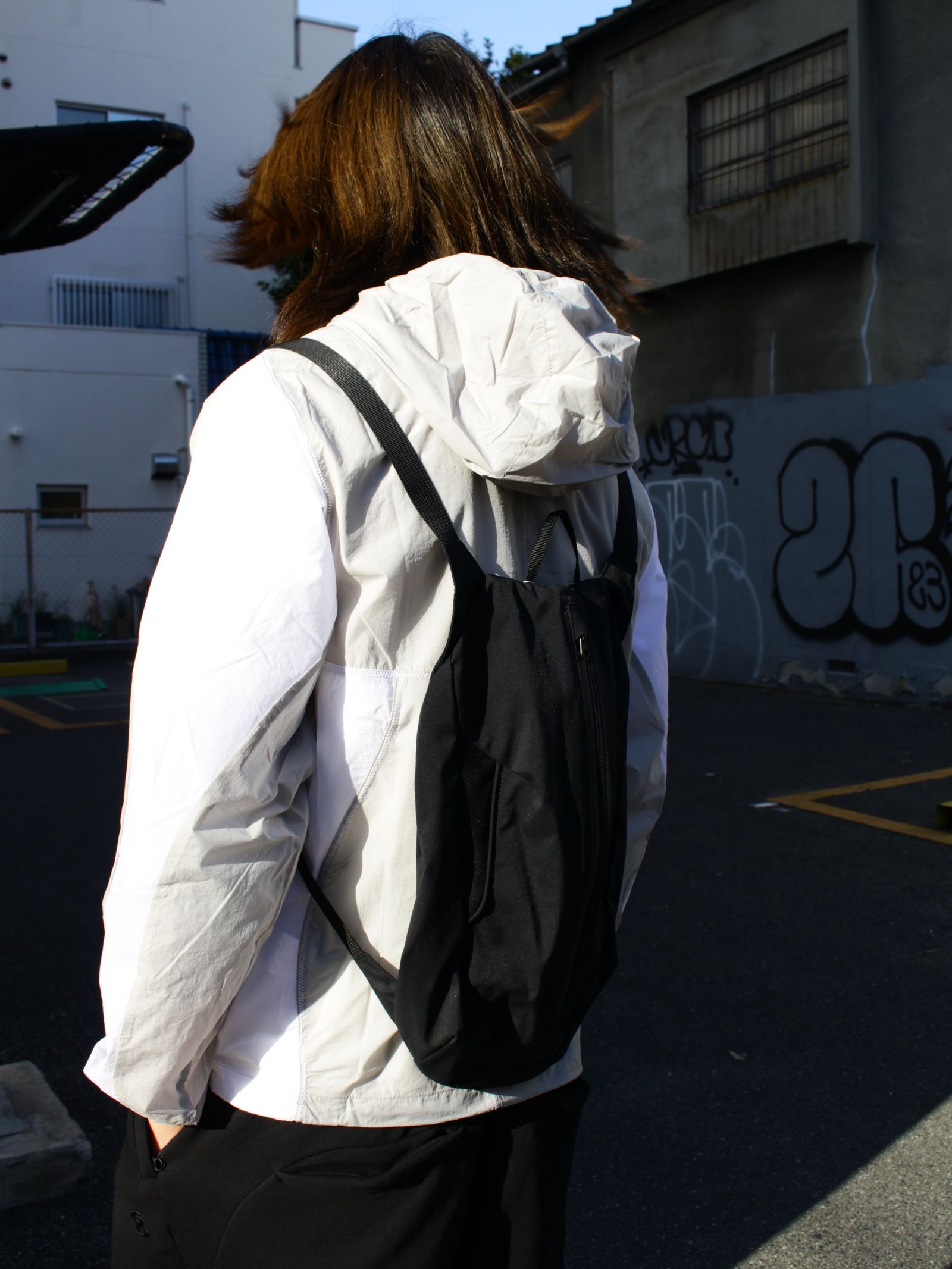 【26SS】 カラペース バックパック ナップサック リュック / CARAPACE BACKPACK / ブラック