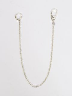 ダブル クラスプ ウィズ ソリッド アンカー リンク ウォレットチェーン / DOUBLE CLASP WITH SOLID ANCHOR LINK / シルバー