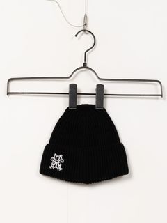【25SS】"カミヤ" ビーニー / “KMY” BEANIE / ブラック