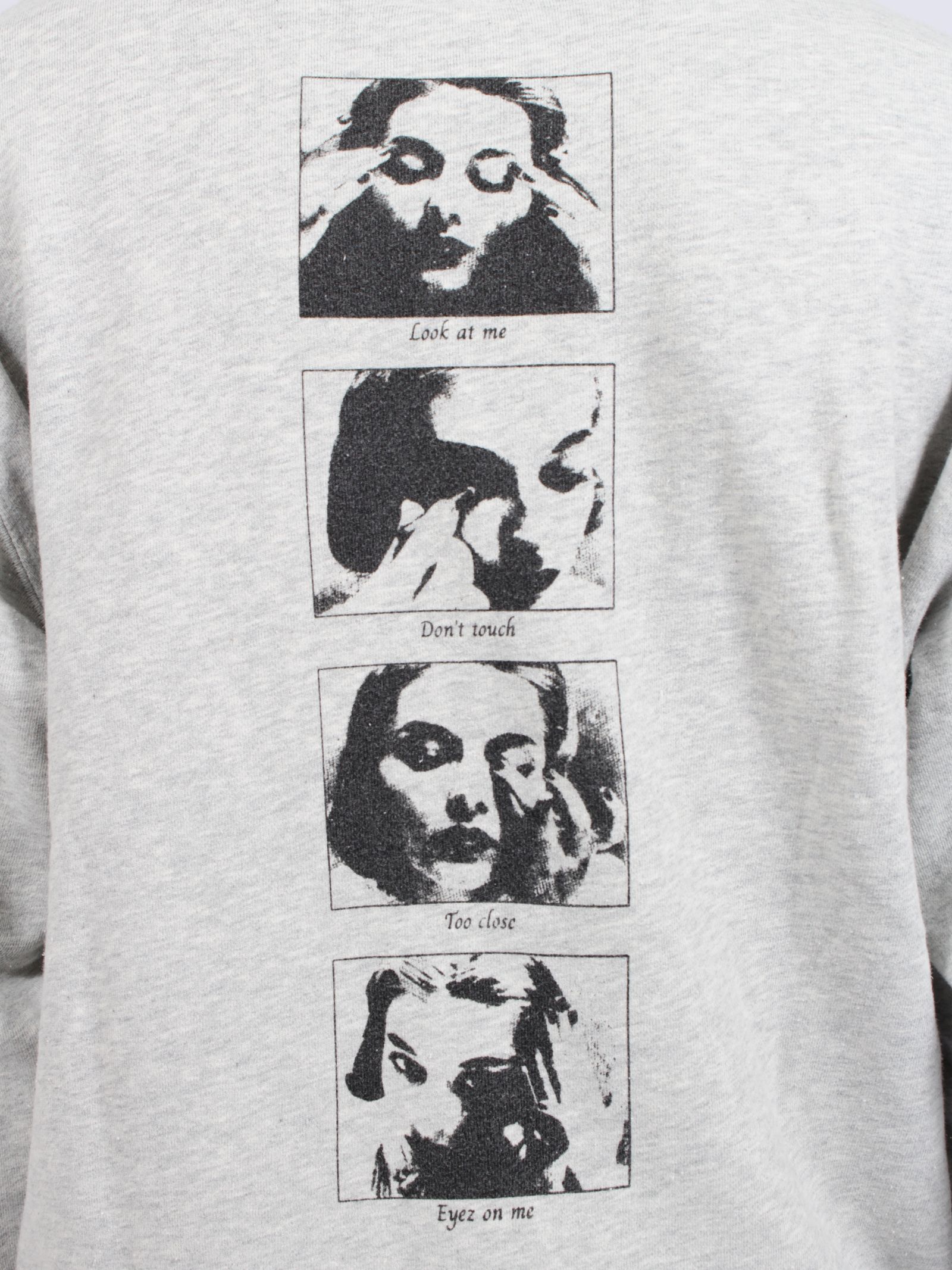 【26AW】ディストーテッド・ガール・ジップアップ・フーディ / "DISTORTED Girl" Zip-up Hoodie / グレー