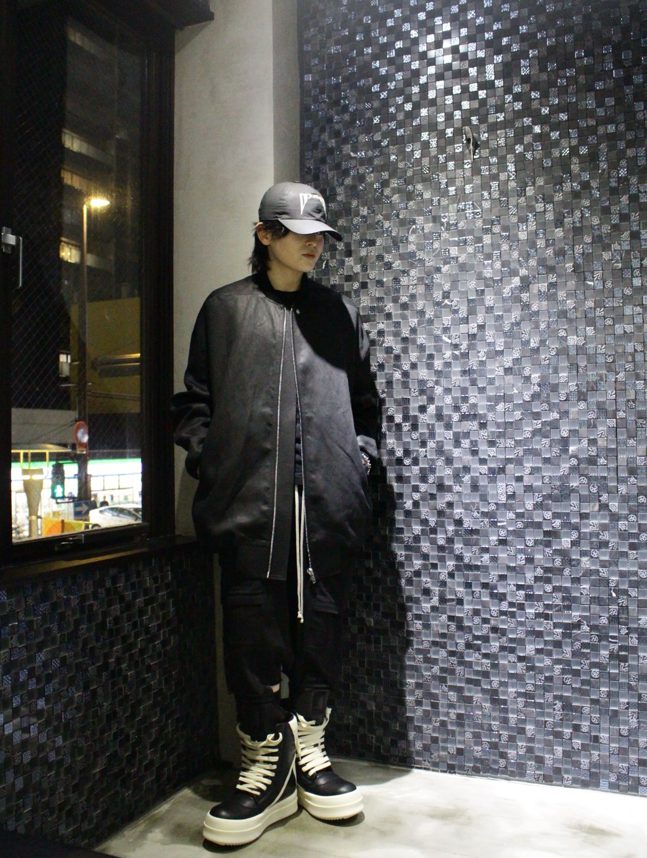 【クール&シアー】Rick Owens jumbo Flight ボンバージャケット JUMBO FLIGHT JACKET WITH PADDING BLACK - RICK OWENS DRKSHDW