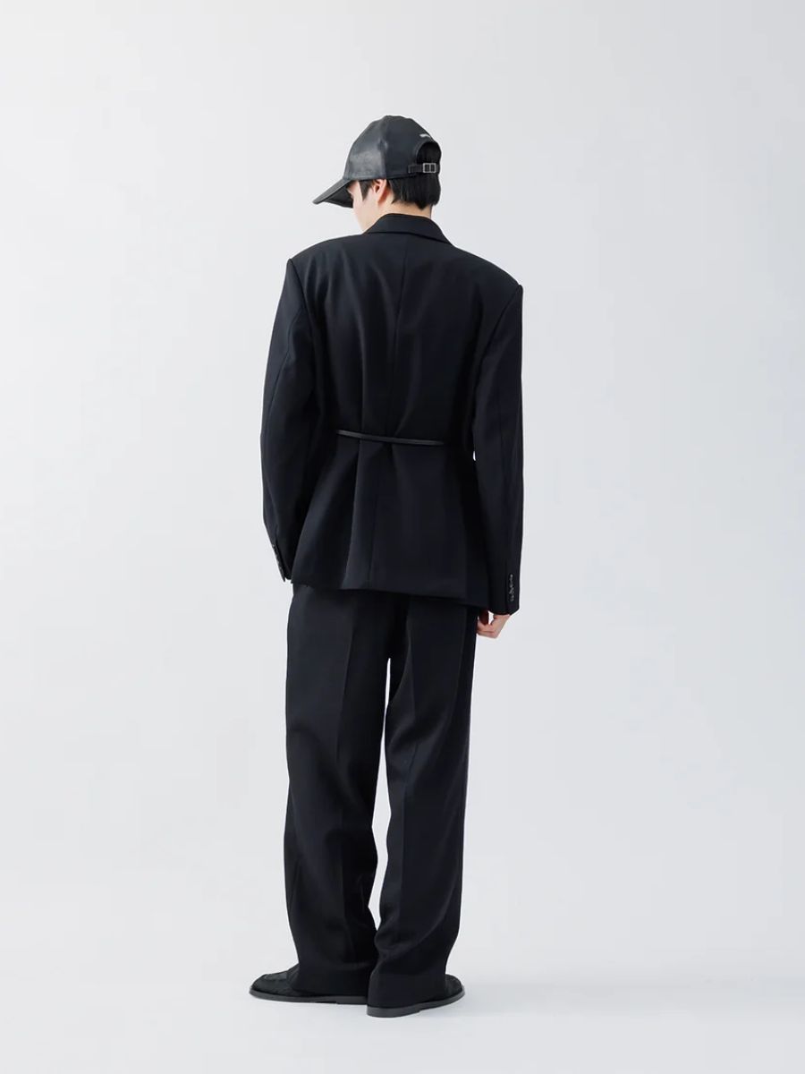 【26AW】 ヘビー ウール ラップ ジャケット / HEAVY WOOL WRAP JACKET .16 / ブラック