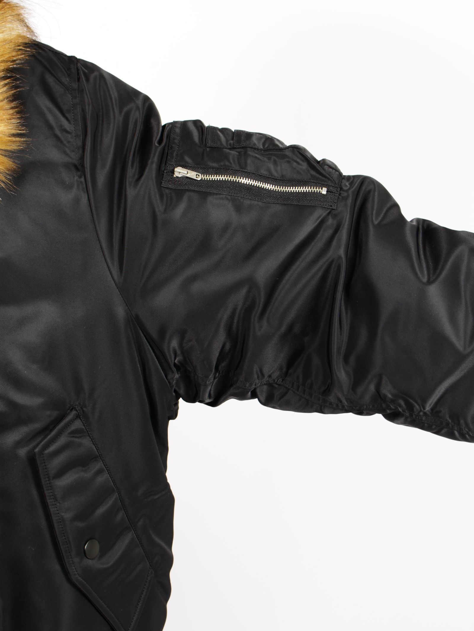 【26AW】 ファー フライト ジャケット / FUR FLIGHT JACKET / ブラック