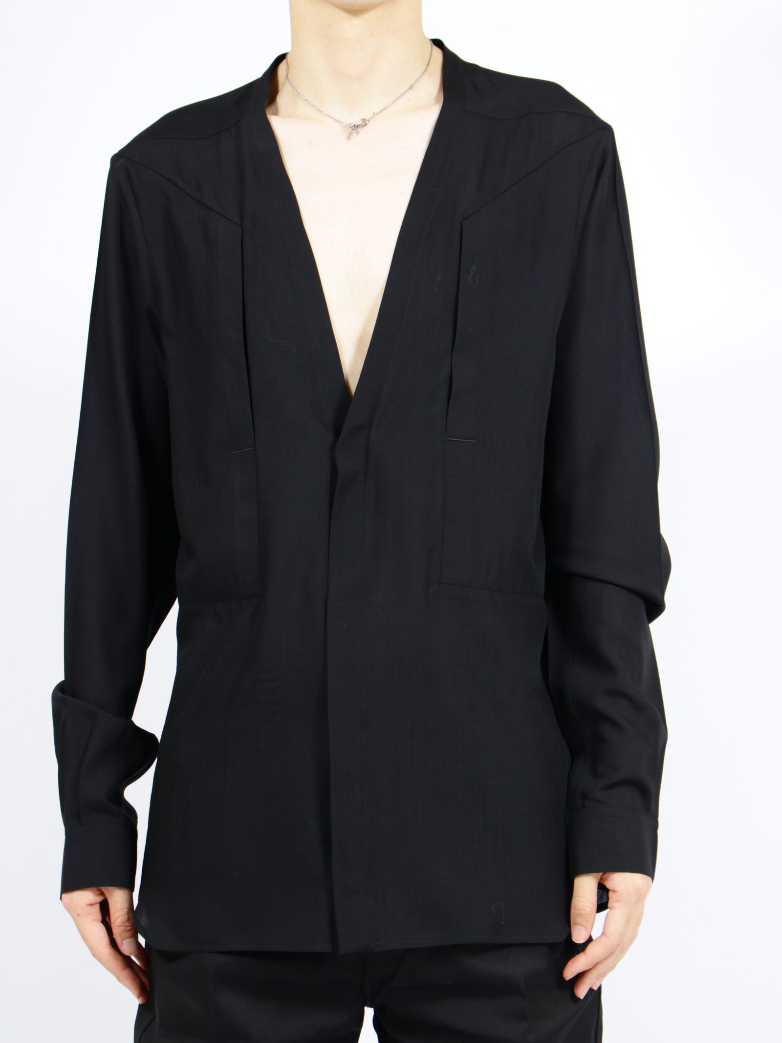 【26SS】ラリー フォッグ ポケット シャツ / LARRY FOGPOCKET SHIRT / ブラック