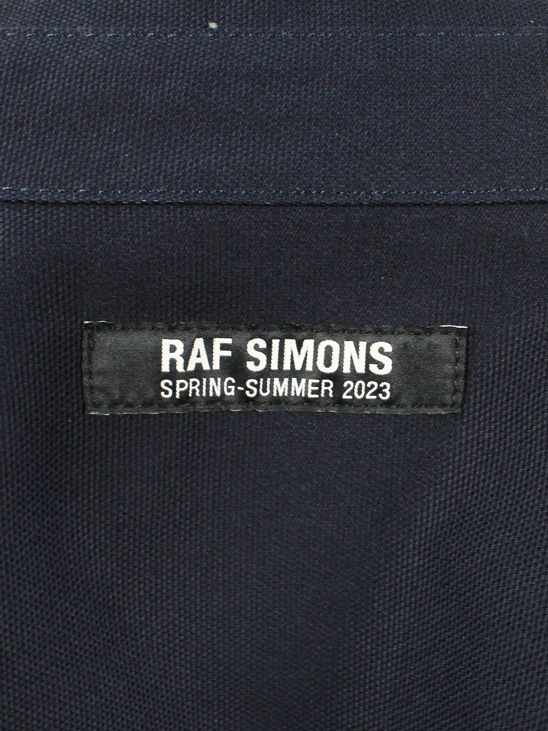 RAF SIMONS - 【23SS】オーバーサイズ ショートスリーブ デニムシャツ