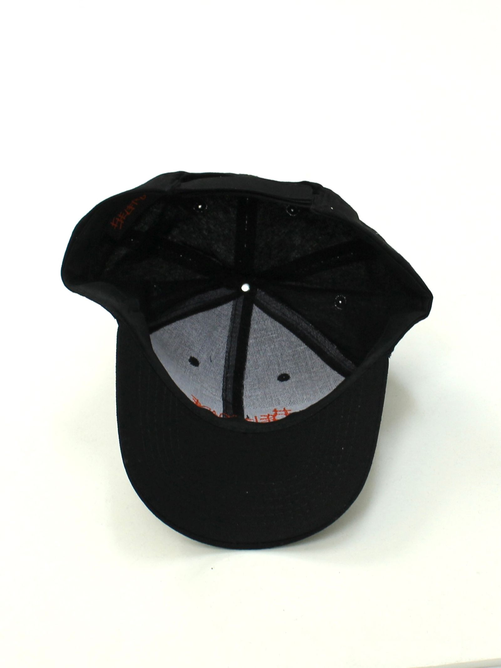 刺繍ロゴ ベースボールキャップ / BASEBALL HAT WITH LOGO EMBROIDERY / ブラック