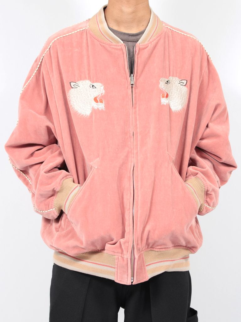 DAIRIKU - 【24AW】ポーラーベアー ベロア スカジャン /  