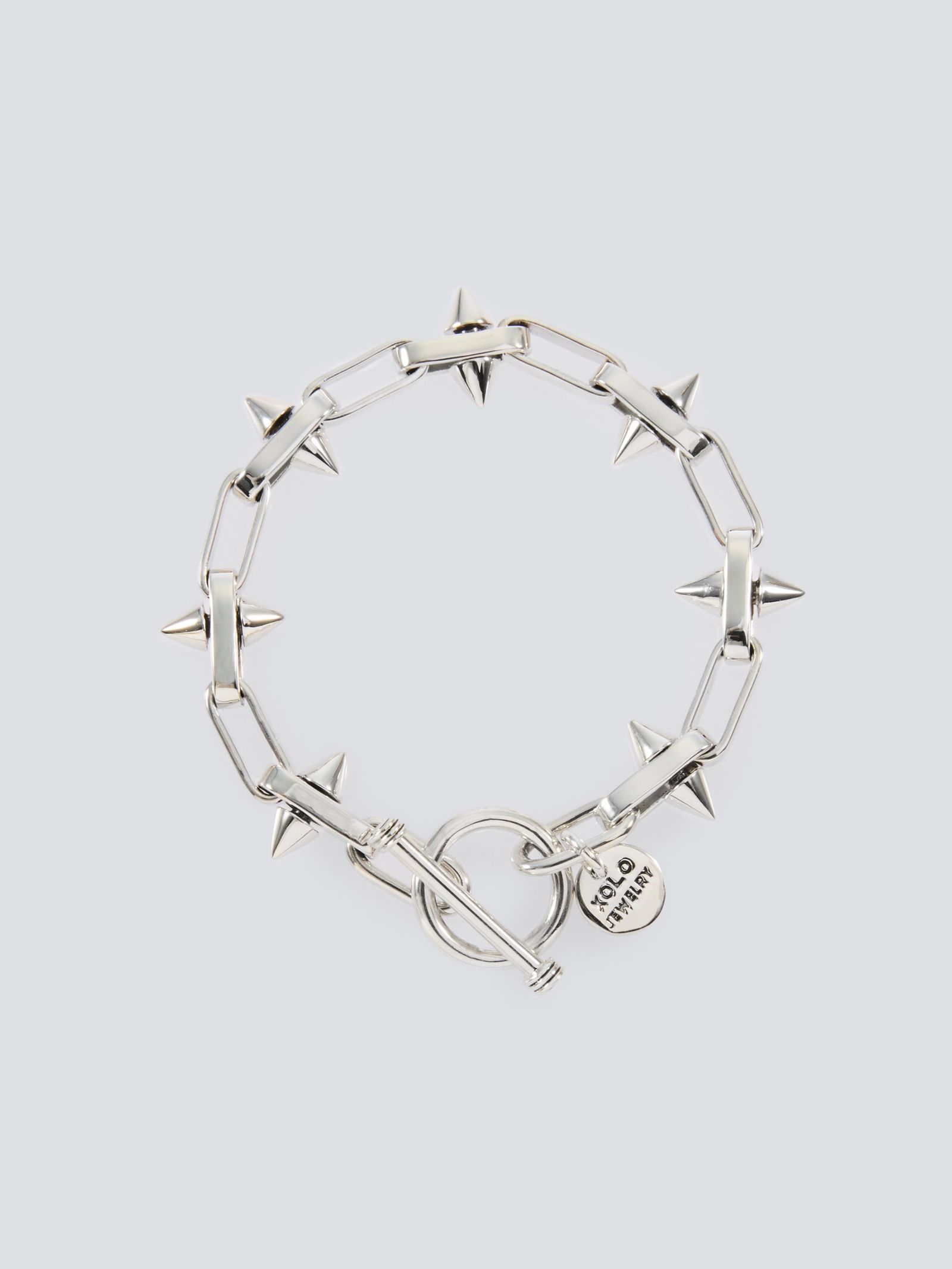 スパイク リンク ブレスレット / SPIKE LINK BRACELET -15mm- / シルバー