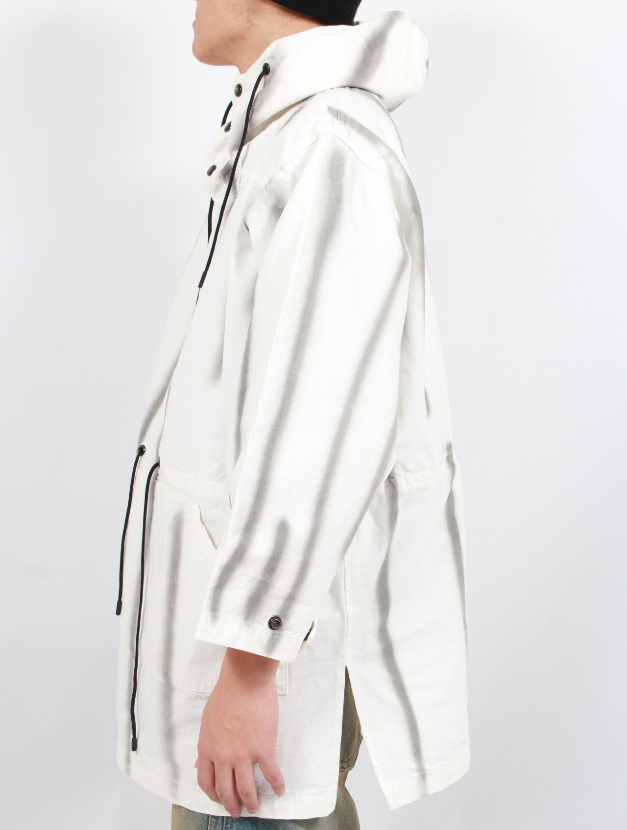 【25SS】プリント モッズ コート / PRINT MODS COAT / ホワイト