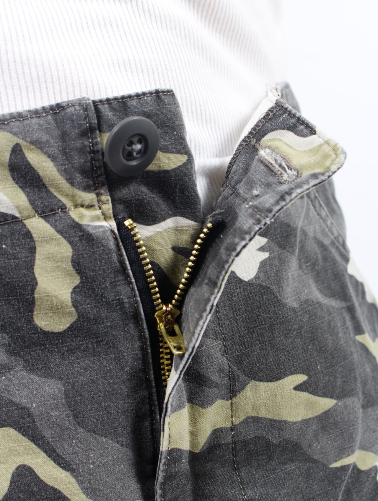 【25SS】カモフラージュ ウォッシュ カーゴパンツ / CAMOUFLAGE WASH CARGO PANTS / ベージュ