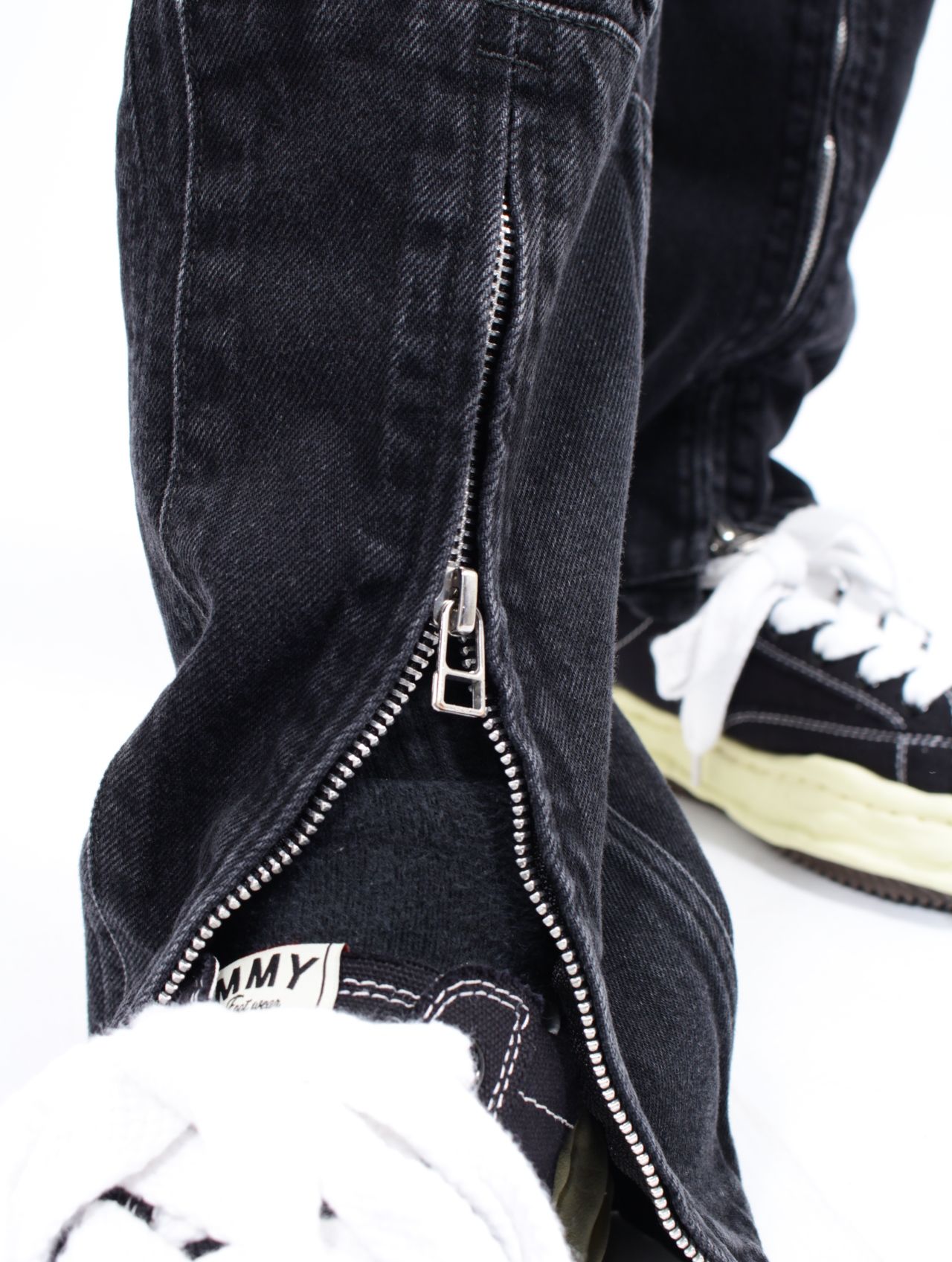 【25SS】ボンテージ デニム パンツ / BONDAGE DENIM PANTS.13 / ユーズドブラック