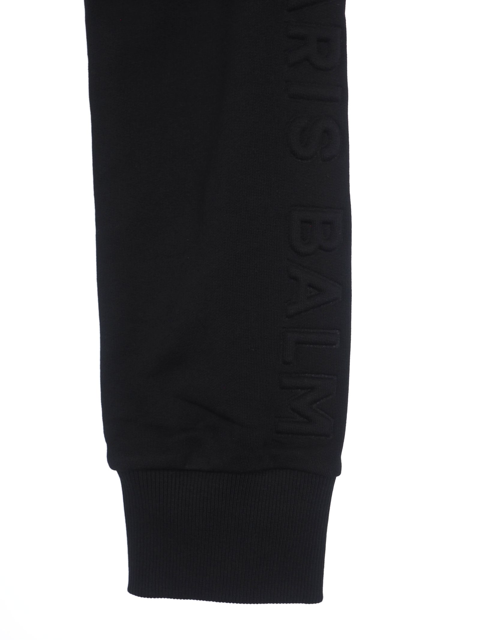 エンボスロゴ リブスウェットパンツ PANTS SWEAT SIDE EMBOSS LOGO / ブラック