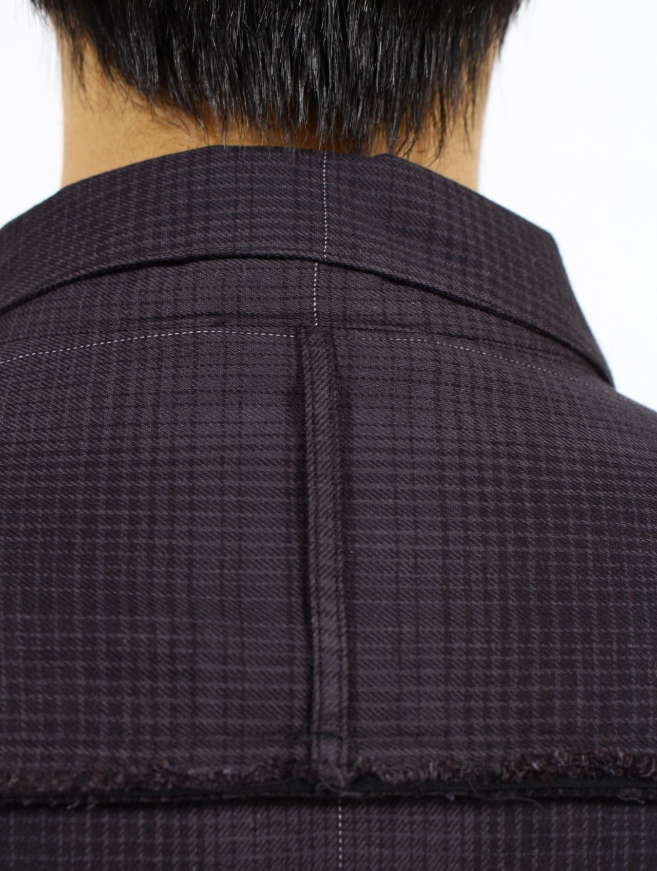 【25SS】オンブレ チェック パジャマ シャツ / OMBRE CHECK PAJAMA SHIRT.13 / ブラック