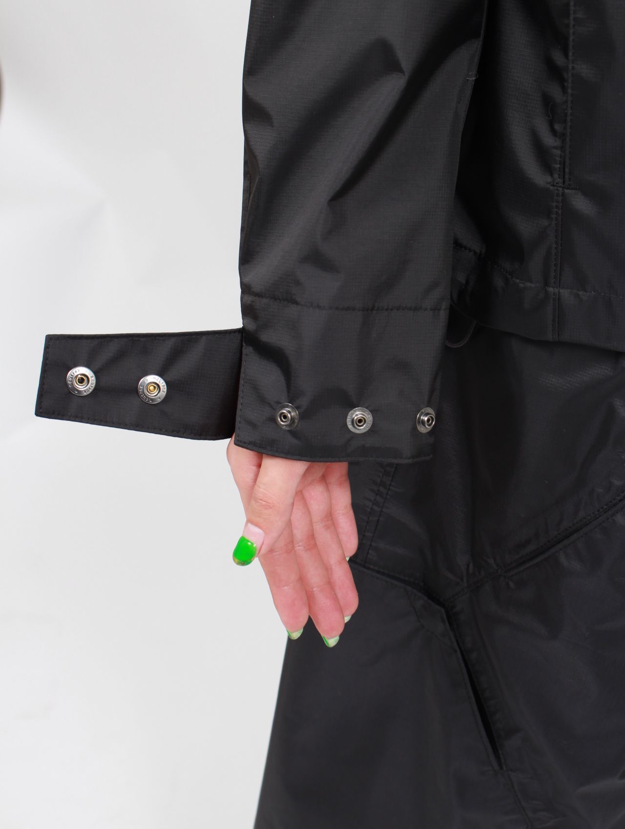 【25SS】ショート ナイロン 3L パーカー / Short Parka 3L Nylon / ブラック