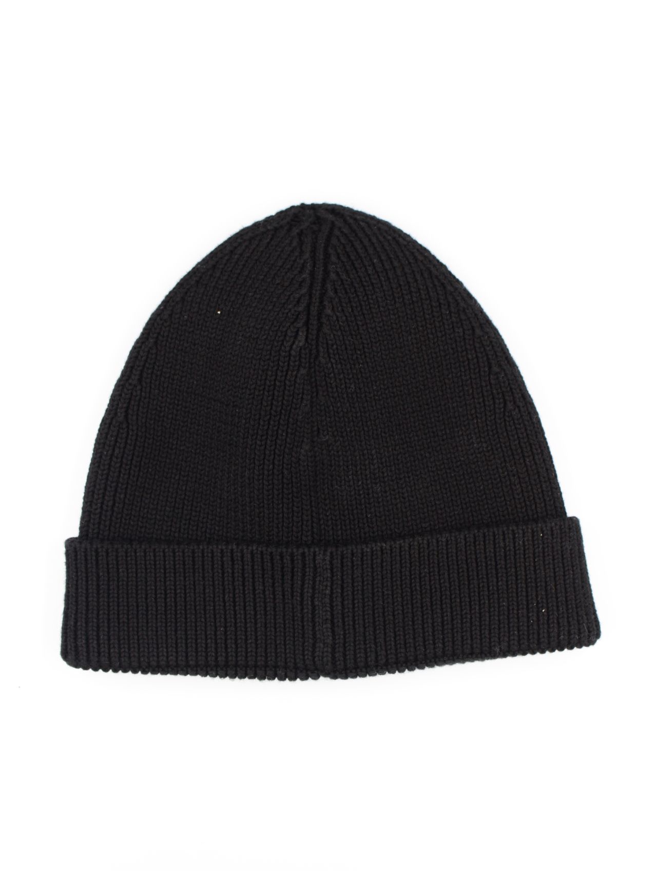 【25SS】クラシック ロゴ ショート ビーニー 帽子 / CLASSIC LOGO SHORT BEANIE /ブラック×ホワイト