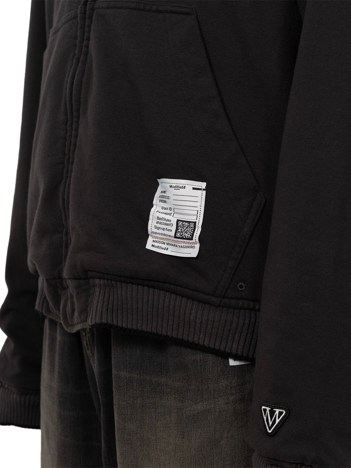 【25AW】リバーシブル フーディー レイヤード スーベニア ジャケット / SOUVENIR JACKET / ブラック