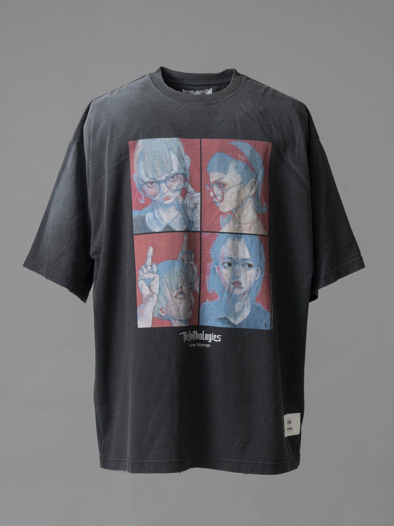 古塔つみ 描き下ろし オーバーサイズ Tシャツ / COTOH 1st ALBUM T-SHIRT / ブラック