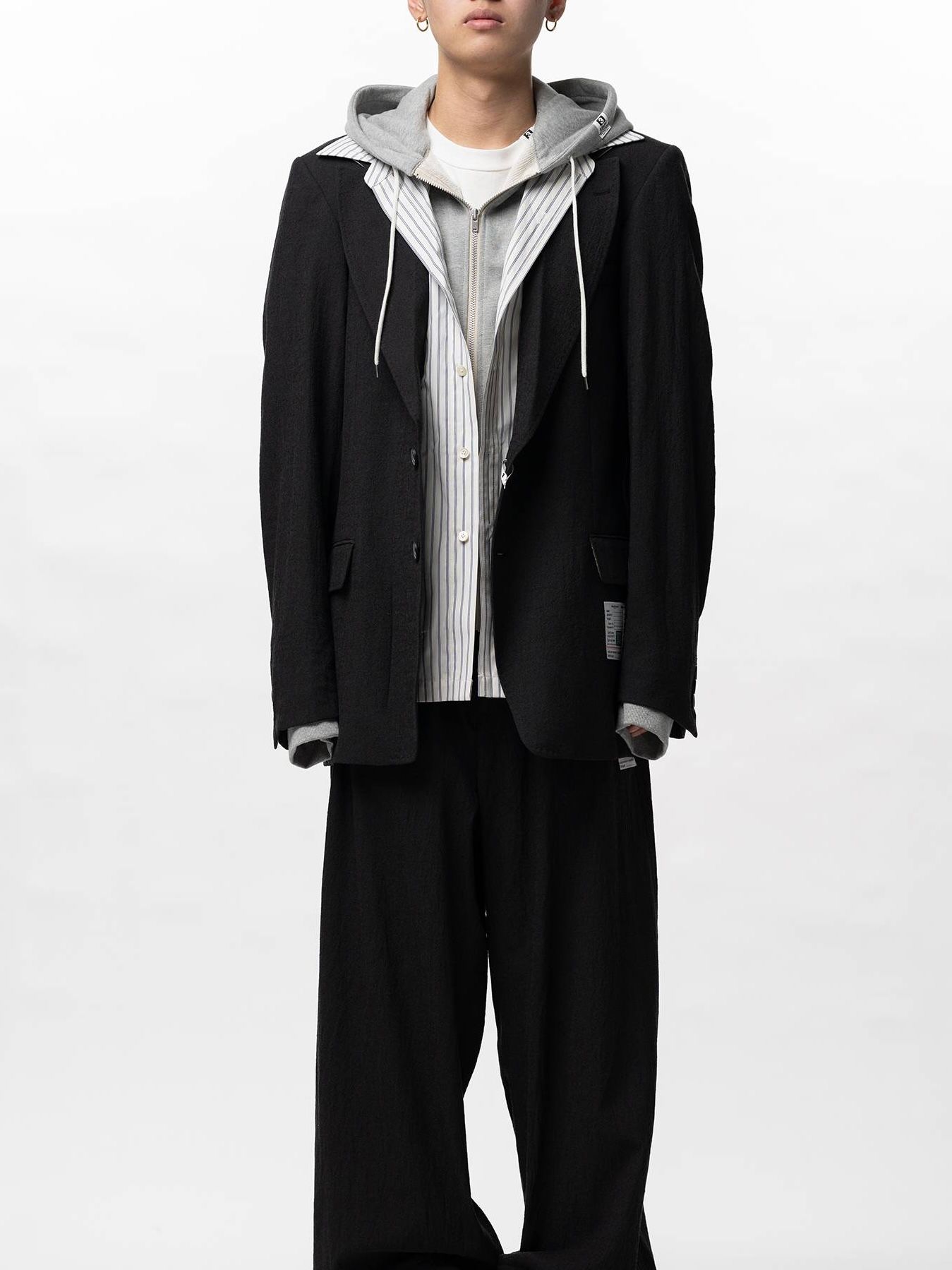 【26SS】トリプル レイヤード ジャケット / TRIPLE LAYERED BLAZER / ブラック