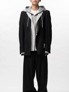【26SS】トリプル レイヤード ジャケット / TRIPLE LAYERED BLAZER / ブラック