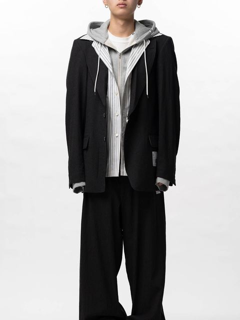 【26SS】トリプル レイヤード ジャケット / TRIPLE LAYERED BLAZER / ブラック