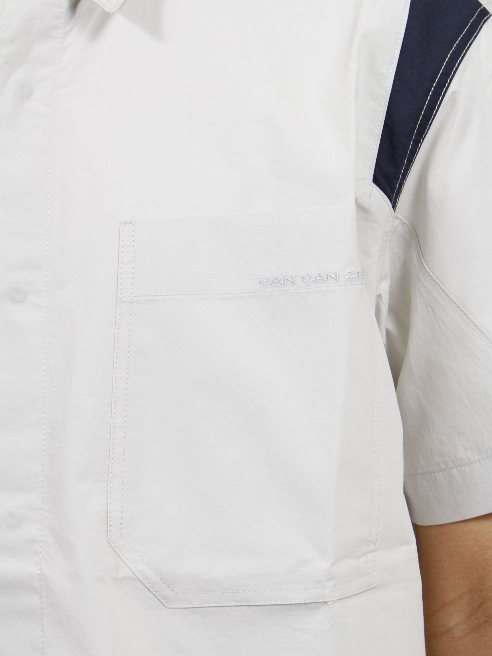 【26SS】ブロック シャツ / BLOCK SHIRT / ライト グレー