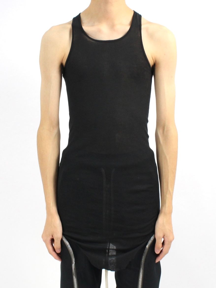 RICK OWENS - クラシック タンクトップ / BASIC RIB TANK / ブラック