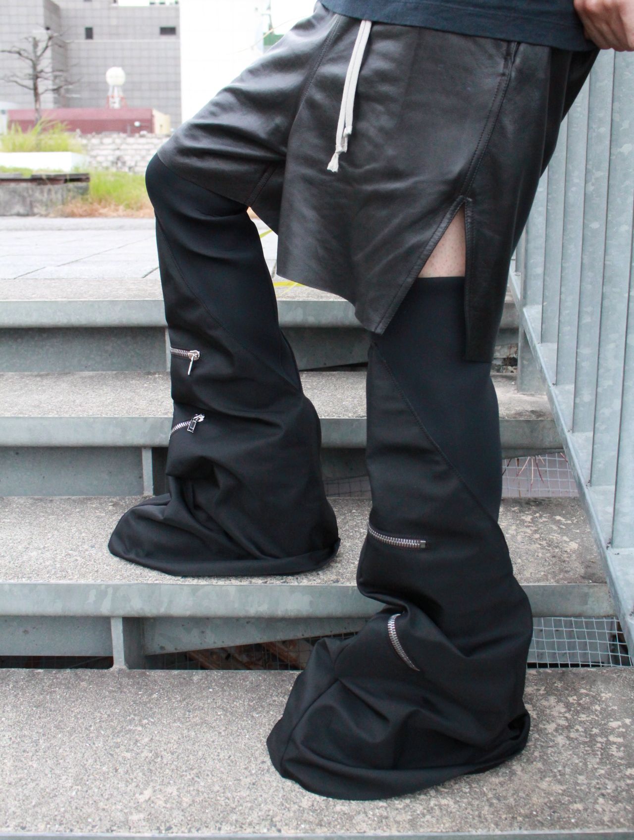 【25AW】カーゴ フェティッシュ ニーハイ スニーカー ブーツ / CARGO FETISH / ブラック