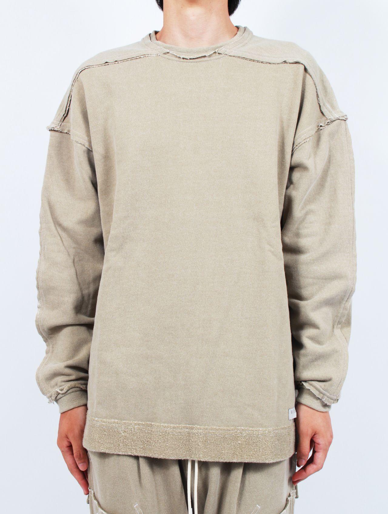 【25AW】ピグメント ロングスリーブ スウェット プルオーバー / PGMNT LSC / ベージュ
