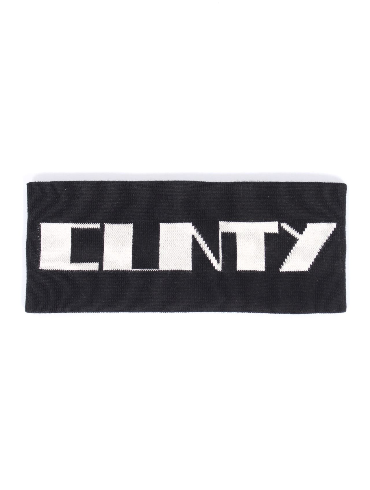 【25AW】ニット ヘッドバンド / HEADBAND / ブラック×パール