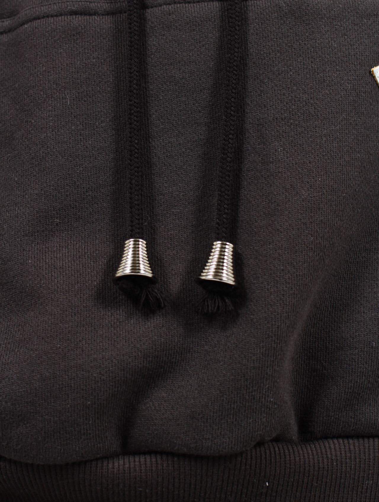 【25SS】コットン フーディ スウェット パーカー / COTTON HOODED SWEATER 'EMPIRE / ブラック
