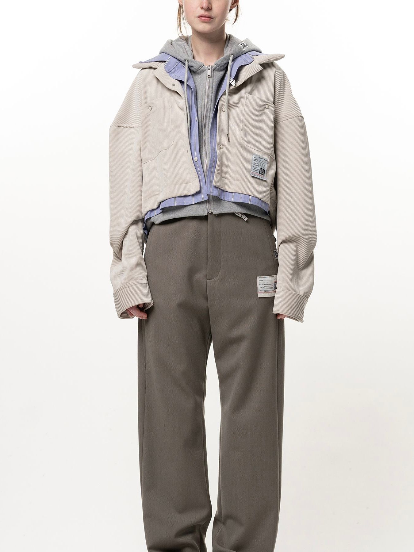 【26AW】スリー レイヤード シャツ / THREE LAYERED SHIRTS / ホワイト