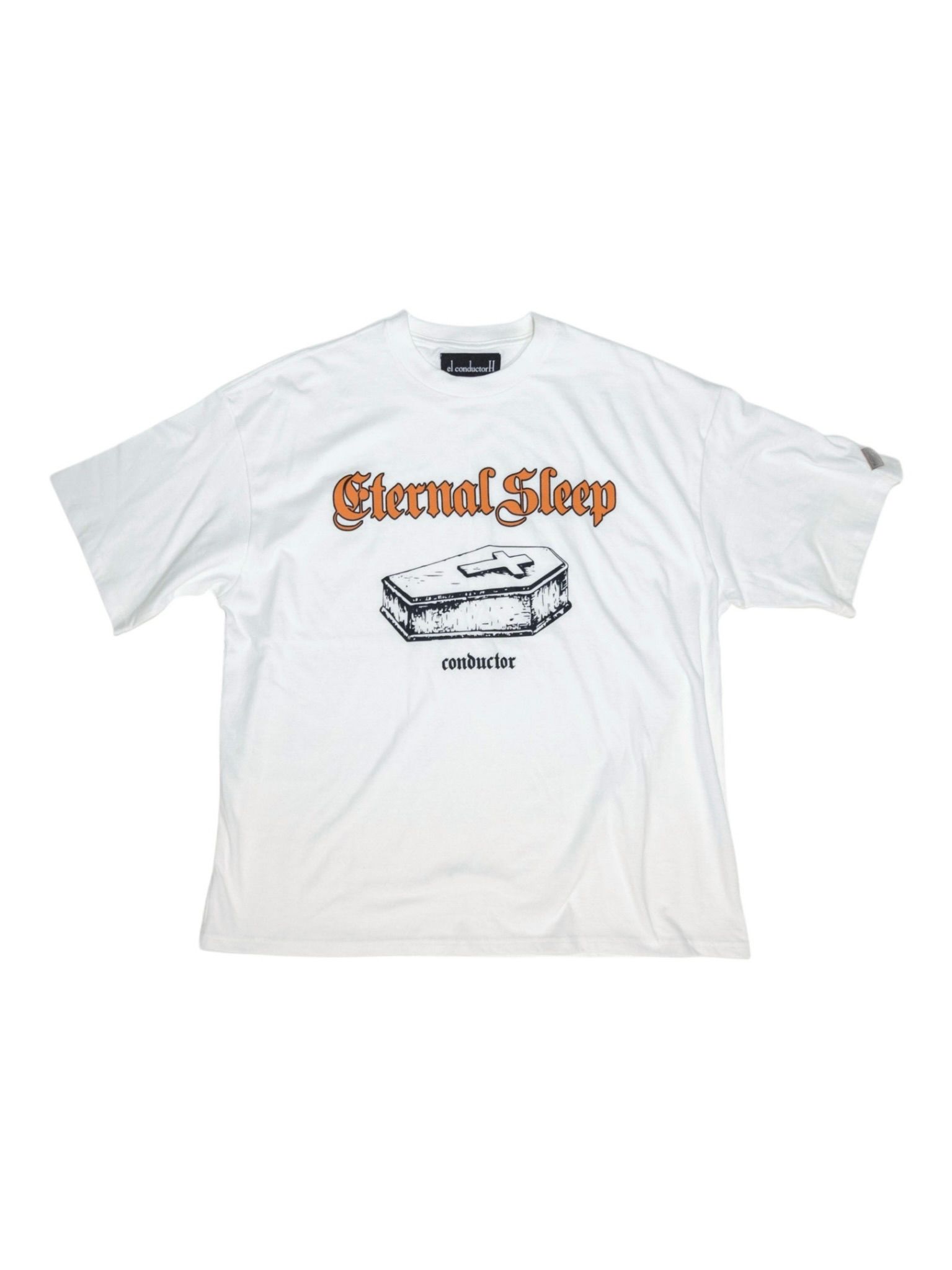 'エターナル スリープ' コットン Tシャツ / COTTON T-SHIRT 'ETERNAL SLEEP / ホワイト