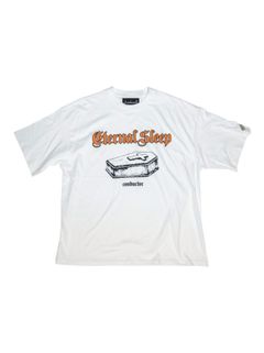 'エターナル スリープ' コットン Tシャツ / COTTON T-SHIRT 'ETERNAL SLEEP / ホワイト