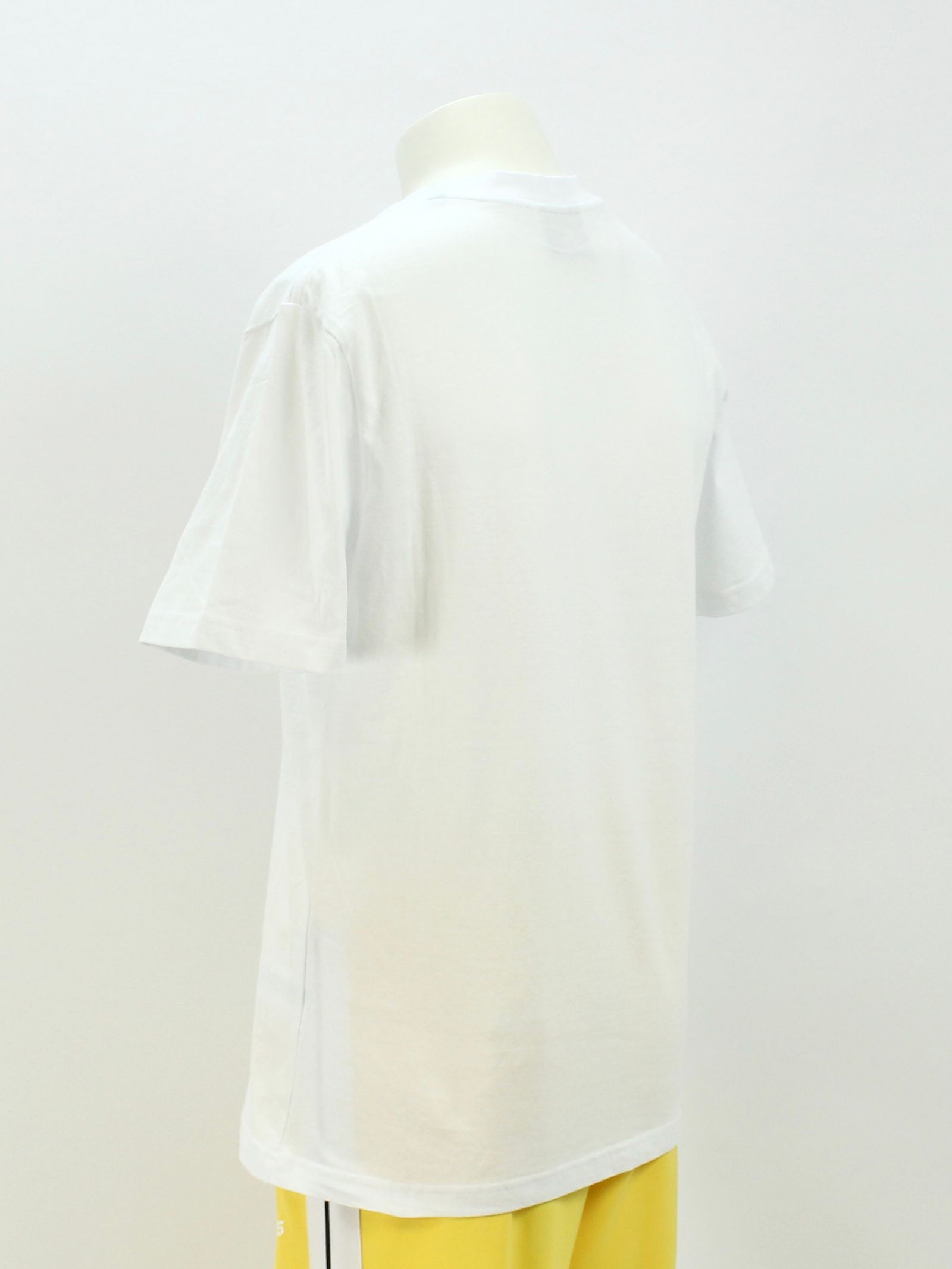 刺繍ロゴ Tシャツ / WHITE T-SHIRT WITH MULTICOLOR LOGO / ホワイト × マルチ