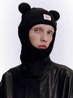 【24AW】ベアー バラクラバ 帽子 / BEAR BALACLAVA / ブラック
