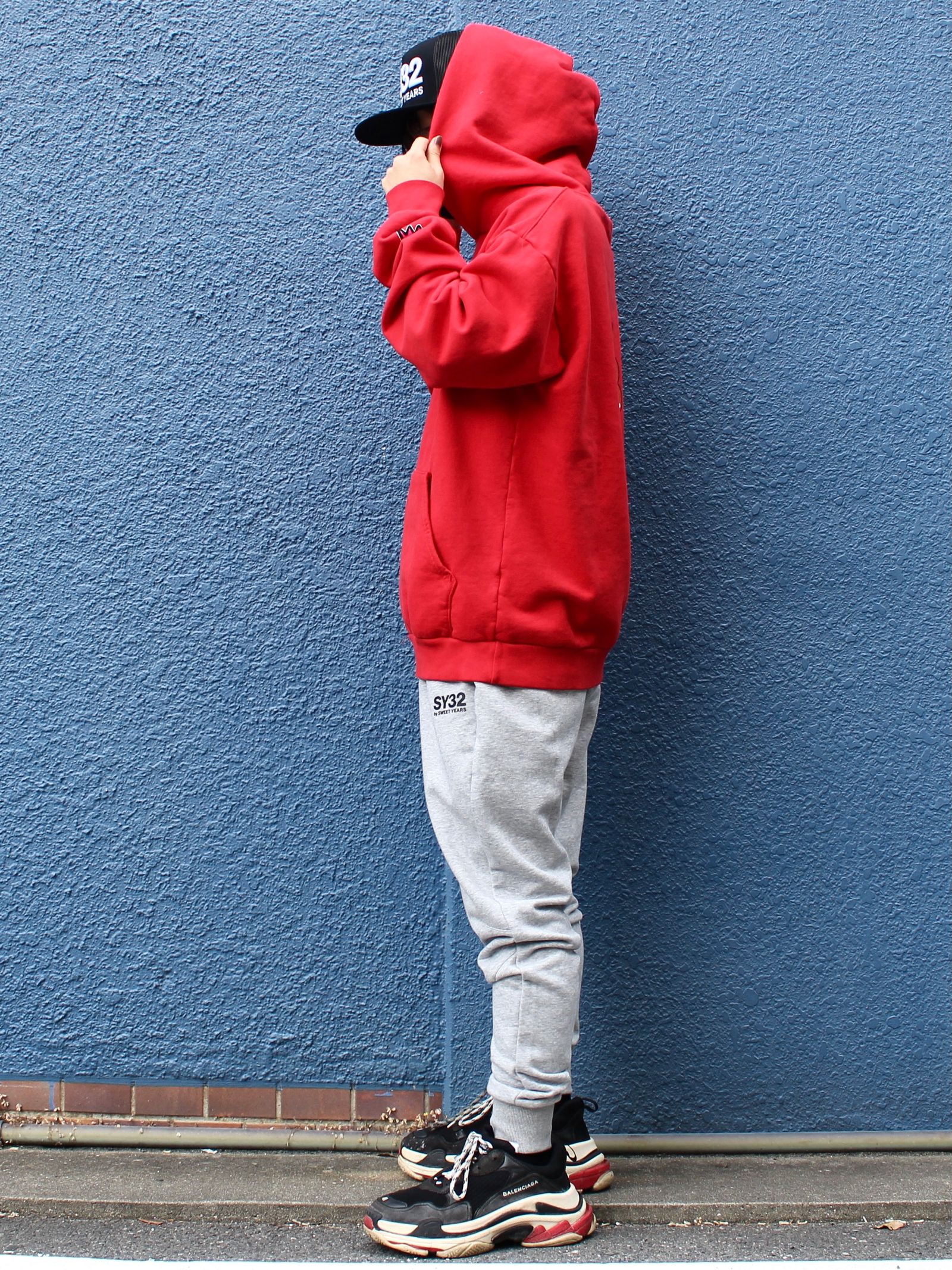 フラワープリント フーディー / Rojo Flower Hoodie / レッド