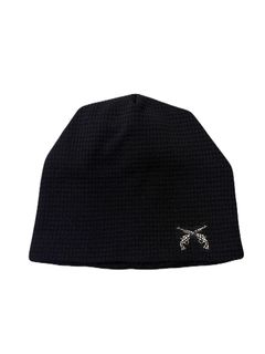 【26AW】 クロスガン クリスタル ビーニー / CROSSGUN CRYSTAL BEANIE / ブラック