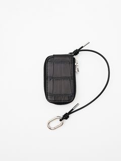 クリスティ スマート ケース スリム キーケース / CRISTY SMART CASE CROCO / ブラック