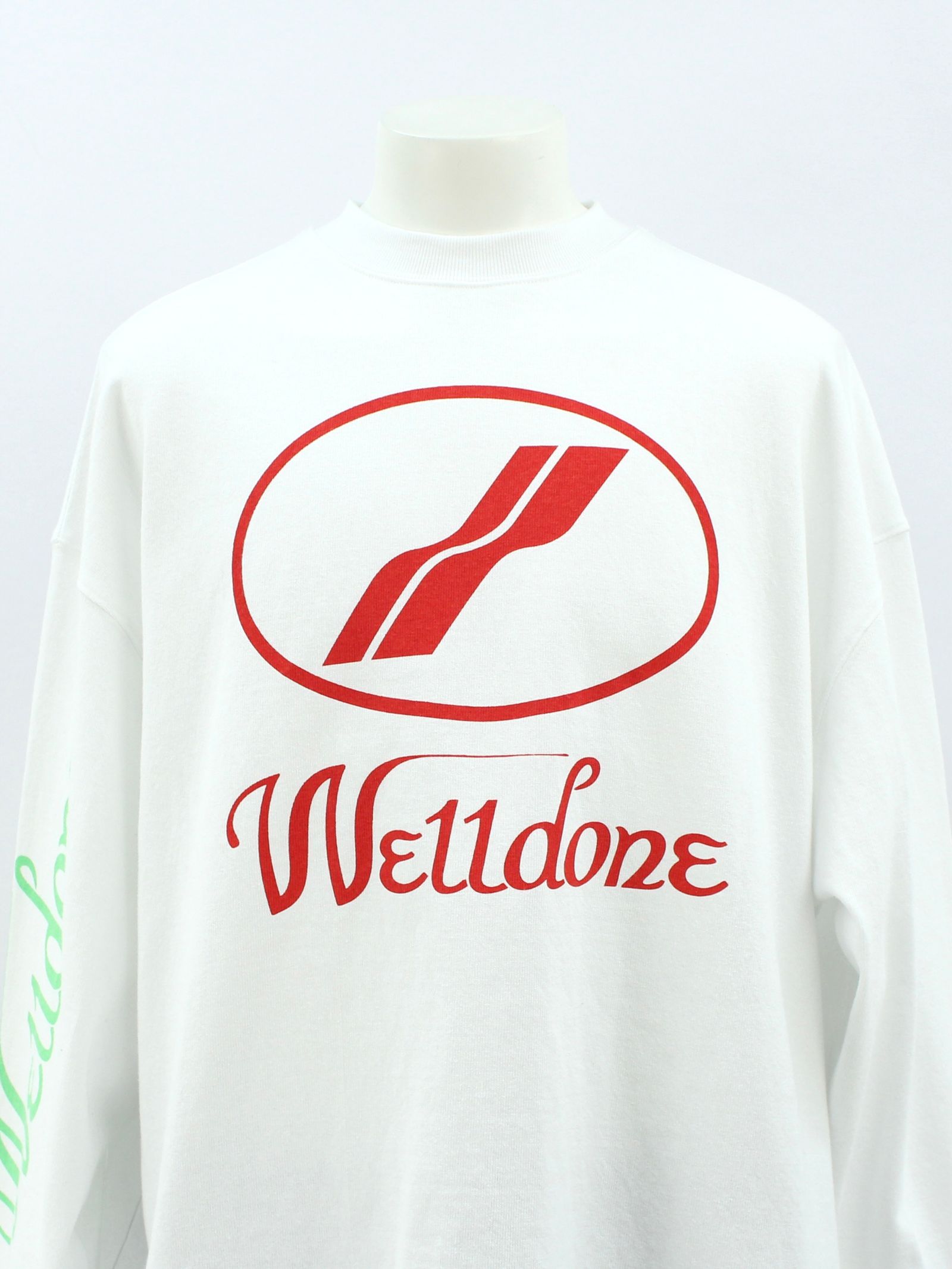 WE11DONE - ロゴ プリント ロングスリーブTシャツ / WD PRINT 