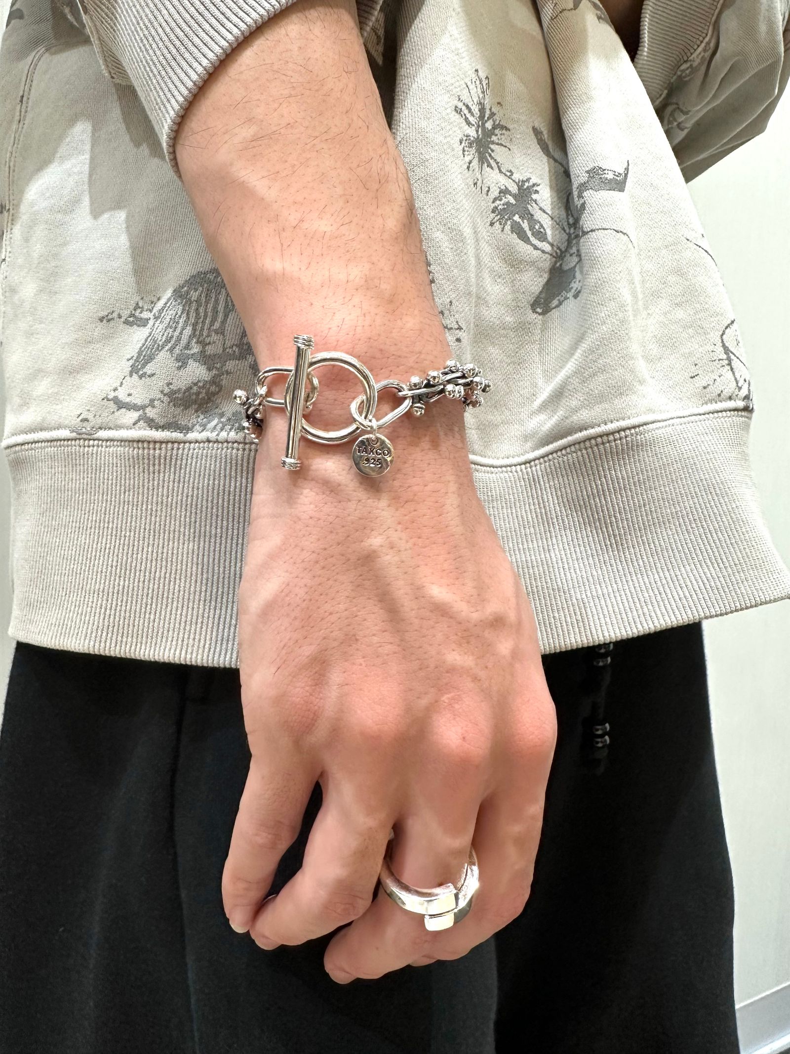 DNAリンク ブレスレット / DNA LINK BRACELET -10mm- / シルバー