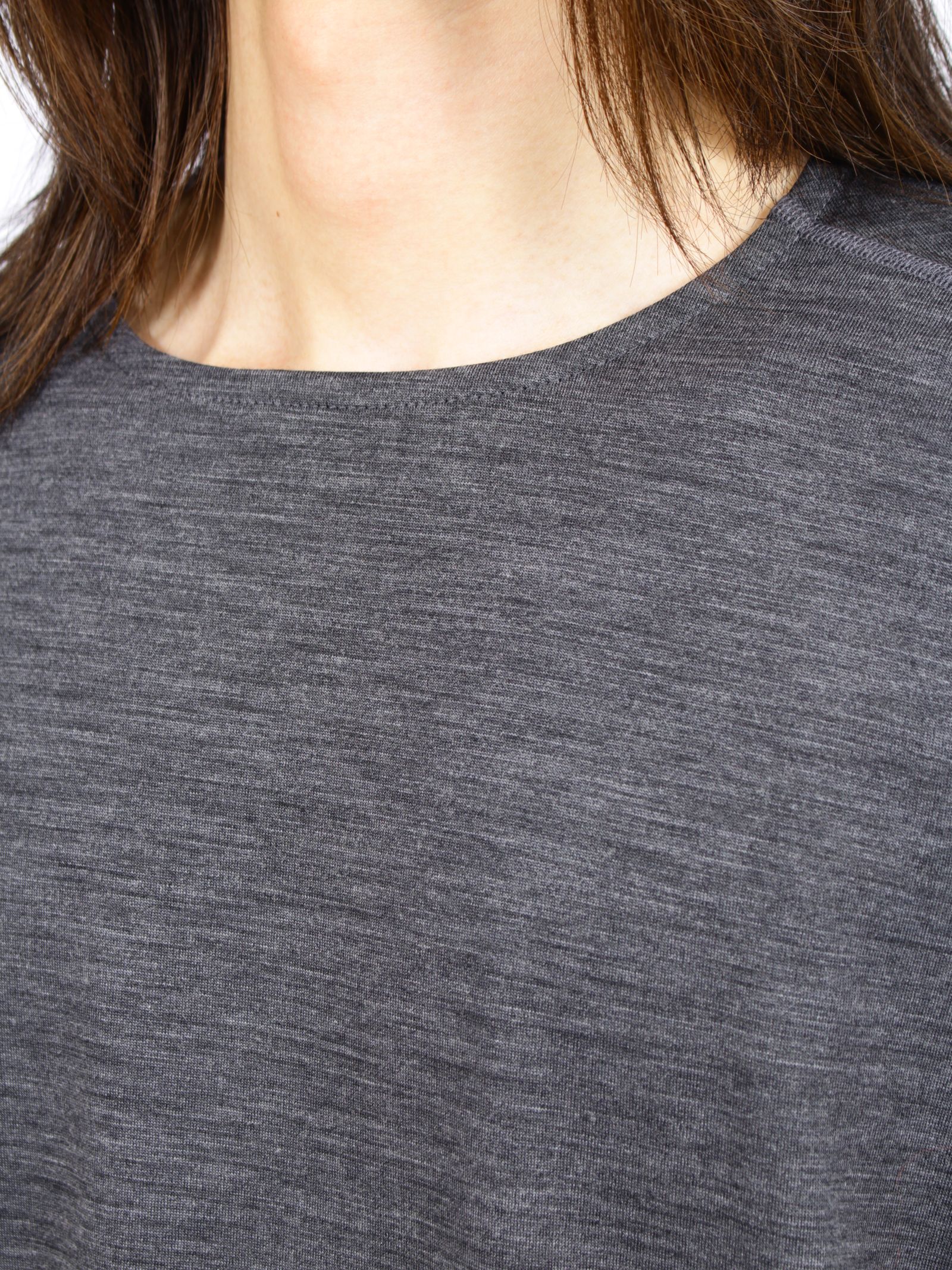 【26AW】ロングスリーブ Tシャツ ウール / LONG SLEEVE T-SHIRTS WOOL / グレー